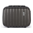 Travel suitcase set Travel case + medium suitcase 22' ABS STL902 dark grey