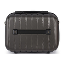 Travel suitcase set Travel case + medium suitcase 22' ABS STL902 dark grey