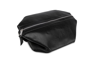 Elegant leather men's beauty bag SOLIER PERTH