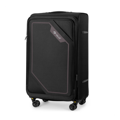 Large soft luggage L 26'' Solier STL2240  black-brown