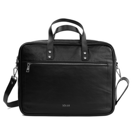 GENUINE LEATHER SHOULDER BAG SL05 NEWBRIDGE BLACK