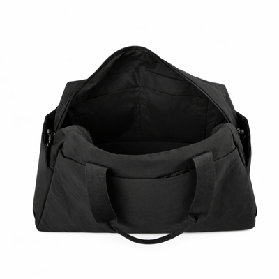 Materiałowa sportowa torba damska fitness Solier FB54 Eloa - czarny