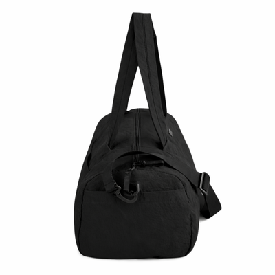 Sportowa torba materiałowa fitness Solier FB52 Lunea - czarna