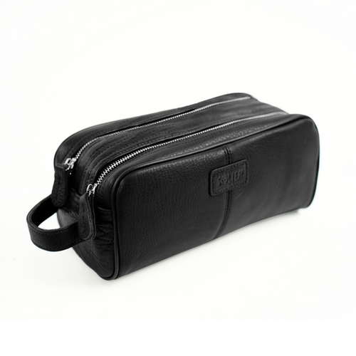 Elegant leather men's beauty bag SOLIER SZETLAND