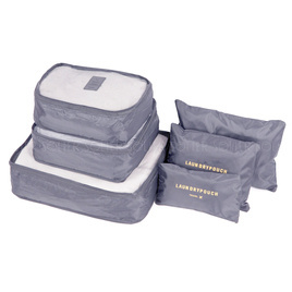 Suitcase organiser set 6 items Solier SA55 grey