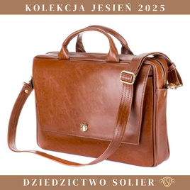 Genuine leather woman's laptop bag FL14 Rimini vintage brown