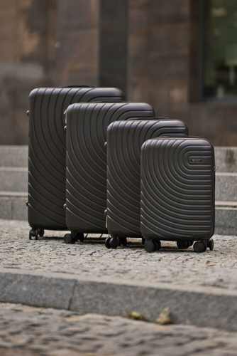 MEDIUM SUITCASE 22' STL945 ABS DARK GREY