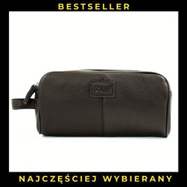 Elegancka skórzana kosmetyczka Solier SZETLAND