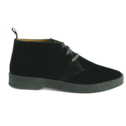 Men's stylish leather Chukka shoes / boots dark brown M467DBS