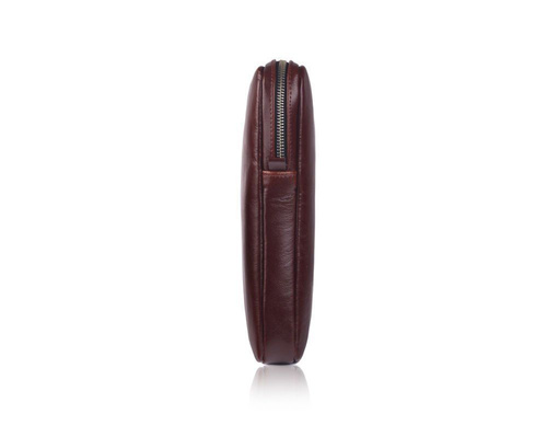 Genuine leather laptop case 15' Solier SA23A Burgundy
