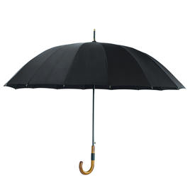 Duży parasol przeciwdeszczowy rodzinny - czarny