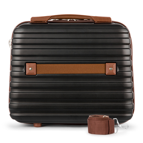 Cosmetic travel case ABS STL957 black