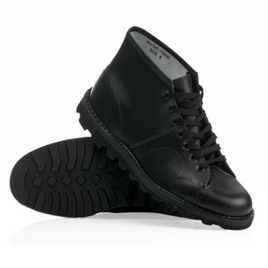 Czarne klasyczne buty męskie retro MONKEY SHOES