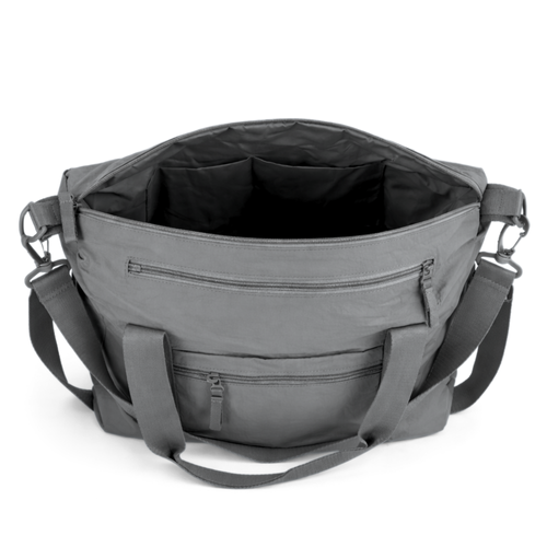 Genuine leather woman's laptop bag FL25 black with snake pattern