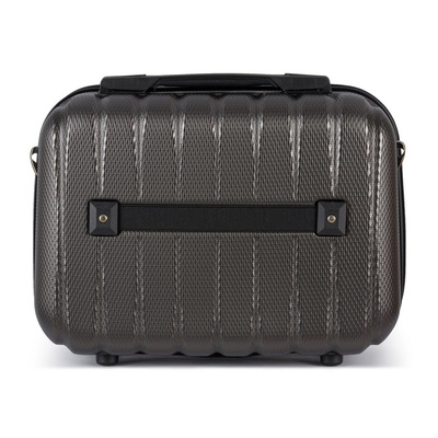 Cosmetic travel case ABS STL902 dark grey