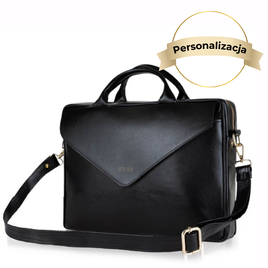 Personalised genuine leather women's laptop bag FL15