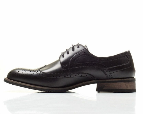 KLASYCZNE BUTY - MĘSKIE PÓŁBUTY BROGSY