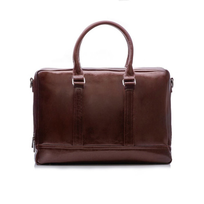 Men's leather shoulder laptop bag SL02 ABERDEEN