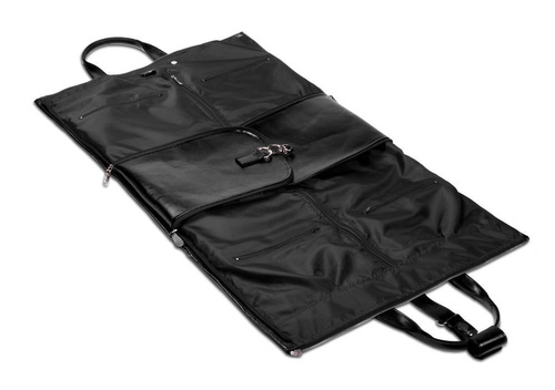 Genuine leather men's garment bag SL18 Harlow black