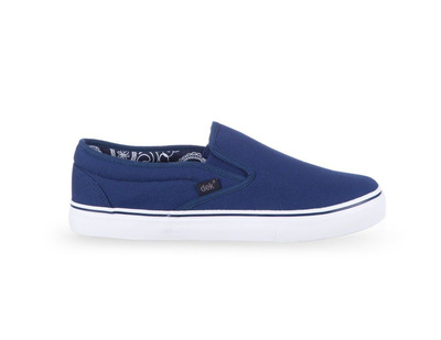 Męskie buty slip-on granatowe