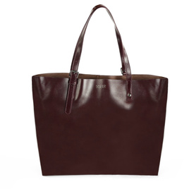 Czarna torba shopper damska FL32 Tivora Maroon
