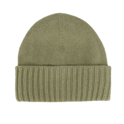 Czapka wełniana 100% wełny ELWOLL - khaki