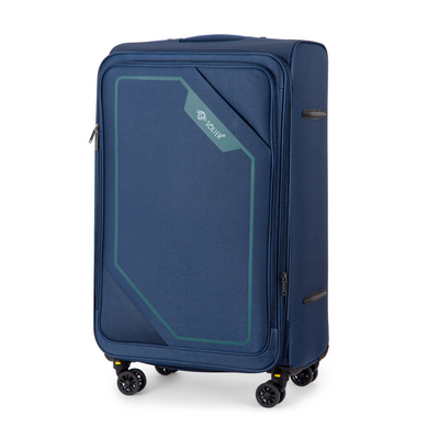 Medium soft luggage M 23'' Solier STL2240 navy-green