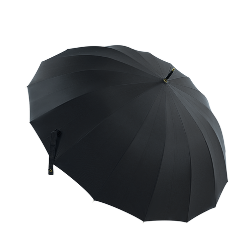 Duży parasol przeciwdeszczowy rodzinny - czarny