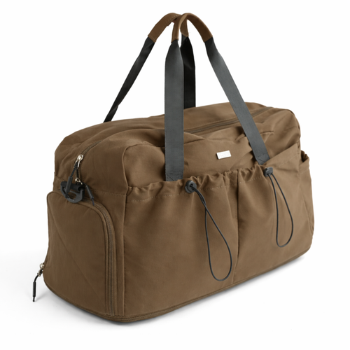 Torba weekendowa podróżna skórzana Solier SL39 Astrin czarna 