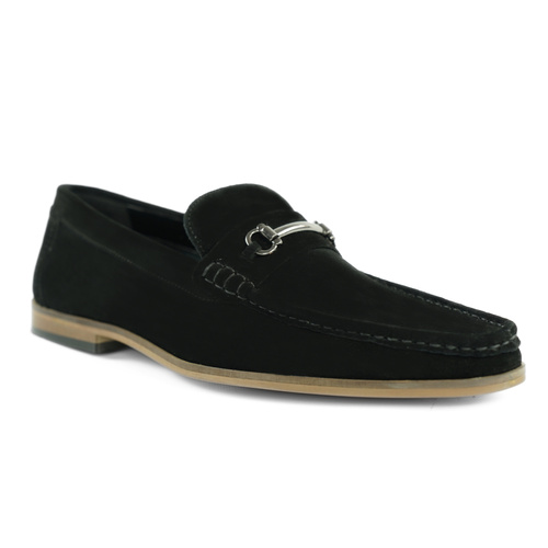 Men's stylish leather Chukka shoes / boots dark brown M467DBS
