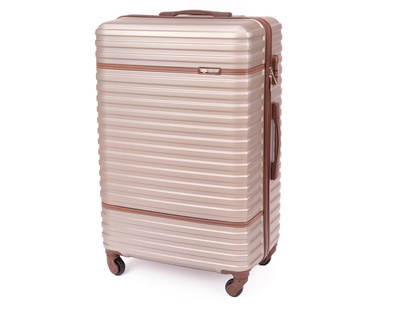 Cabin luggage ABS 55x37x24cm STL957 champagne