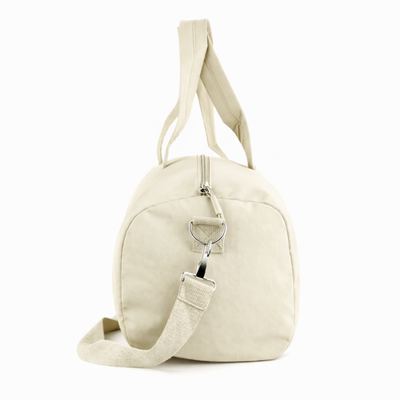 Materiałowa torba sportowa Solier SM05 Shala - beż