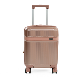 Walizka kabinowa podróżna mała Solier Nokiro 16' XS - rose gold