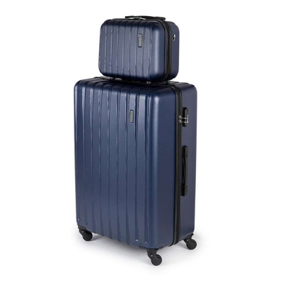 Cosmetic travel case ABS STL902 navy