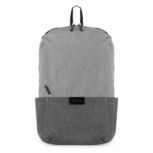 Travel backpack 9L Solier SV15 grey + dark grey