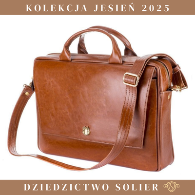 Genuine leather woman's laptop bag FL14 Rimini vintage brown