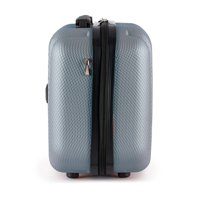 Cosmetic travel case ABS STL902 silver