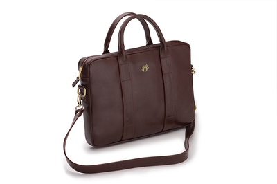 Elegant shoulder laptop bag Felice Gold Dulce