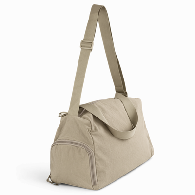 Sportowa torba materiałowa fitness pilates Solier FB53 Teya - beżowa