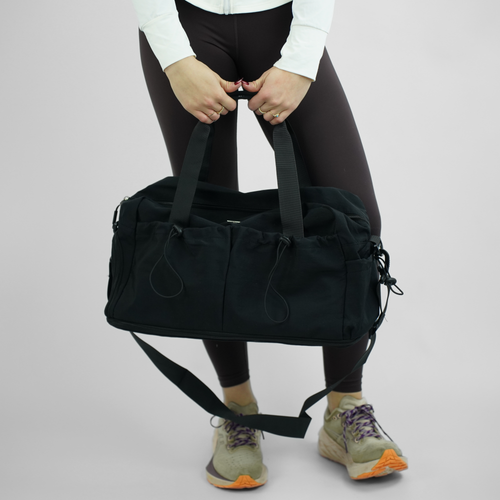 Materiałowa sportowa torba na trening SM06 Moira - czarna