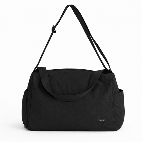 Sportowa torba materiałowa fitness pilates Solier FB53 Teya - czarna