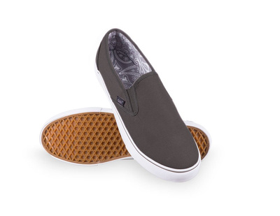 Męskie buty slip-on szare