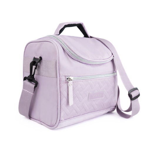 Torba termiczna Solier lunch box torbana kanapki - wrzosowa