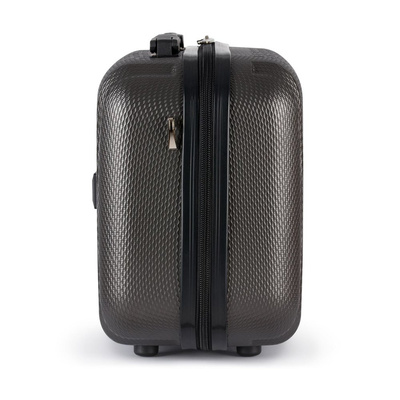 Cosmetic travel case ABS STL902 dark grey