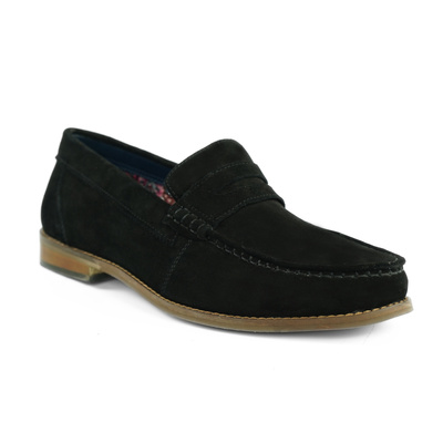Men's stylish leather Chukka shoes / boots dark brown M467DBS