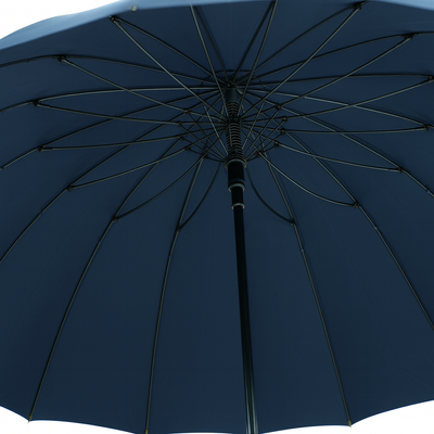 Duży parasol przeciwdeszczowy rodzinny - granatowy