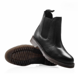 Klasyczne skórzane sztyblety botki buty męskie