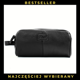 Elegant leather men's beauty bag SOLIER SZETLAND