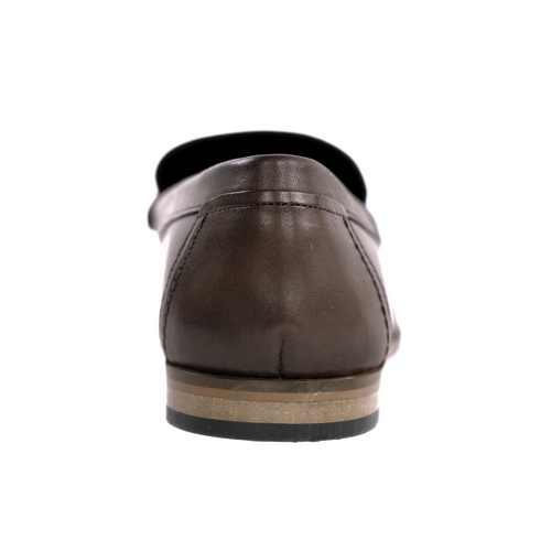 Men's stylish leather Chukka shoes / boots dark brown M467DBS