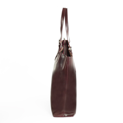 Czarna torba shopper damska FL32 Tivora Maroon